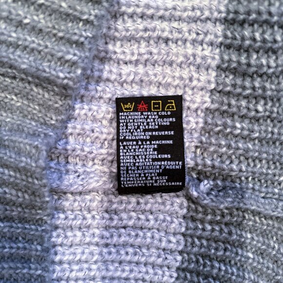 PRESS Women's cosy colour block v-neck sweater, M - Picture 7 of 7